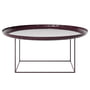 Norr11 - Duke Coffee table, H 39 x Ø 90 cm, lacquered maroon