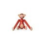 Kay Bojesen - Wooden monkey mini, vintage red