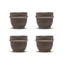 Serax - Dune Espresso cup by Kelly Wearstler, Slate / brown (set of 4)