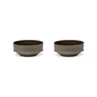 Serax - Dune Bowl by Kelly Wearstler, Ø 14.5 cm, Slate / brown (set of 2)