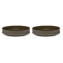 Serax - Dune Bowl by Kelly Wearstler, Ø 21 cm, Slate / brown (set of 2)