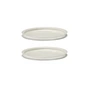 Serax - Dune plate by Kelly Wearstler, Ø 17.5 cm, alabaster / white (set of 2)