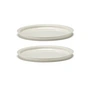 Serax - Dune plate by Kelly Wearstler, Ø 23 cm, alabaster / white (set of 2)