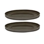 Serax - Dune Plate by Kelly Wearstler, Ø 28 cm, Slate / brown (set of 2)