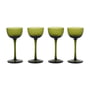 ferm Living - Host Liqueur glass, moss green (set of 4)