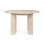 ferm Living - Bevel Table, Ø 117 x H 73 cm, beech white oiled