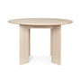 Ferm Living - Bevel Table, Ø 117 x H 73 cm, beech white oiled