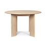 Ferm Living - Bevel Table, Ø 117 x H 73 cm, oak white oiled