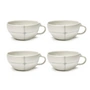 Serax - Zuma coffee cup by Kelly Wearstler, Salt / white (set of 4)