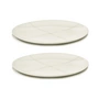 Serax - Zuma plate by Kelly Wearstler, Ø 28 cm, Salt / white (set of 2)