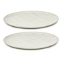 Serax - Zuma plate by Kelly Wearstler, Ø 33 cm, Salt / white (set of 2)
