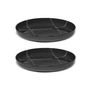 Serax - Zuma deep plate by Kelly Wearstler, Ø 25.5 cm, Pacific / gray (set of 2)