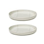 Serax - Zuma deep plate by Kelly Wearstler, Ø 25.5 cm, Salt / white (set of 2)