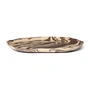 Ferm Living - Ryu Plate, 34 cm, sand / brown