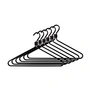 Radius Design - Coat hanger, black / clip black (set of 6)