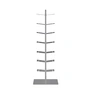 Radius Design - Booksbaum Stand shelf Big, double silver