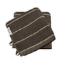 Meraki - Towel, 50 x 100 cm, stripe army (set of 2)