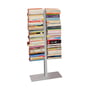 Radius Design - Booksbaum Floor shelf Small, double silver