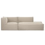 ferm Living - Catena Modular, 3 seater Sofa Open right, natural (Rich Linen)