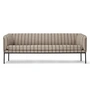 Ferm Living - Turn Sofa, 3-seater, sand / black (Pasadina)
