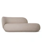 Ferm Living - Rico chaise lounge, sand (bouclé)