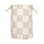 OYOY - Chess Storage basket, Ø 38 cm, clay / offwhite