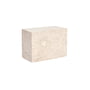 OYOY - Savi marble bookend, cube, beige