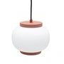 Nuuck - Finn Pendant lamp Ø 22 cm, opal white / rust