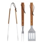 Nicolas Vahé - BBQ tool, acacia natural / stainless steel (set of 3)