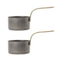 Nicolas Vahé - Presentation Mini saucepan, brushed stainless steel (set of 2)