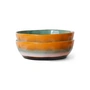 HKliving - 70's Pasta bowl, Ø 19.5 cm, golden hour (set of 2)