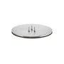 ester & erik - Candle plate, ⌀ 9 cm, silver / matt