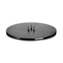 ester & erik - Candle plate, ⌀ 12 cm, black / matte