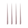 ester & erik - Pointed candle, 24 cm, No. 52, soft rose / matt (set of 4)