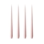 ester & erik - Taper candle, 24 cm, No. 38, rose quartz / matt (set of 4)