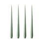 ester & erik - Pointed candle, 24 cm, No. 66, eucalyptus / matt (set of 4)