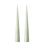 ester & erik - Taper candle, 37 cm, No. 03, water mint / matt (set of 2)