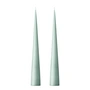 ester & erik - Taper candle, 37 cm, No. 67, jade stone / matt (set of 2)