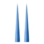 ester & erik - Cone candle, 37 cm, No. 37, moon blue / matt (set of 2)