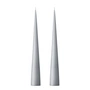 ester & erik - Cone candle, 37 cm, No. 71, concrete / matt (set of 2)