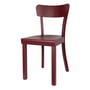 HANA - Frankfurter Chair 2. 0., beech wine red, matt lacquered
