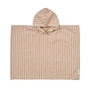 LIEWOOD - Roomie Bath poncho, 1 - 2 years, striped, tuscany rose / creme de la creme