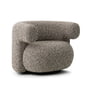 Normann Copenhagen - Burra Lounge Chair with reverse function, brown (Zero 0110)