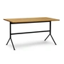 Normann Copenhagen - Kip Desk, 80 x 150 cm, oak / black