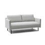 Normann Copenhagen - Rar 2-seater sofa, black / Venezia off-white