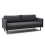 Normann Copenhagen - Rar 3-seater sofa, black / Re-Born dark gray