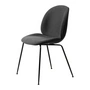 Gubi - Beetle Dining Chair Front upholstery (Conic Base), black / Hallingdal 65 (173)