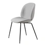 Gubi - Beetle Dining Chair Full upholstery (Conic Base), black / Remix 3 (123)