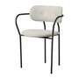 Gubi - Coco Dining armchair full upholstery, black matt / Eero Special (106)