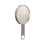 Frost - Nova2 Cosmetic hand mirror with 5x magnification 1982, brushed stainless steel